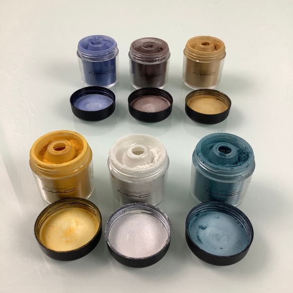 MAC Pigment Eyeshadow large jars bundle of 6 .26 oz each - Picture 5 of 7